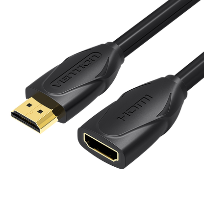 VENTION - Cable de extensión HDMI de alta velocidad 4K HDMI macho a hembra 4K a 30Hz retorno de audio compatible con Xbox One S 360, PS4, Apple TV, reproductor de Blu Ray, Wii U, etc. (10 pies)