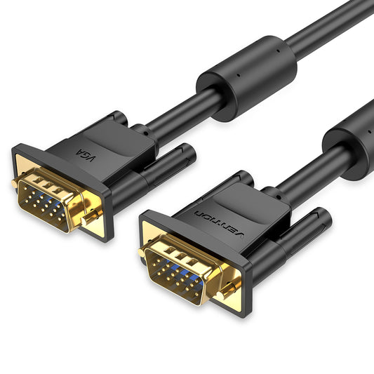 Vention Cable VGA(3+6) Macho-Macho con nucleo de ferrita 1m negro