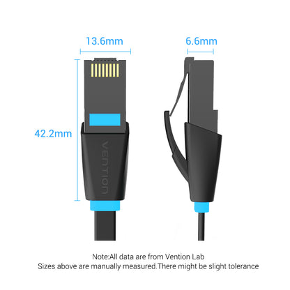 Vention Cable de red Cat.6 UTP Patch 10m Negro