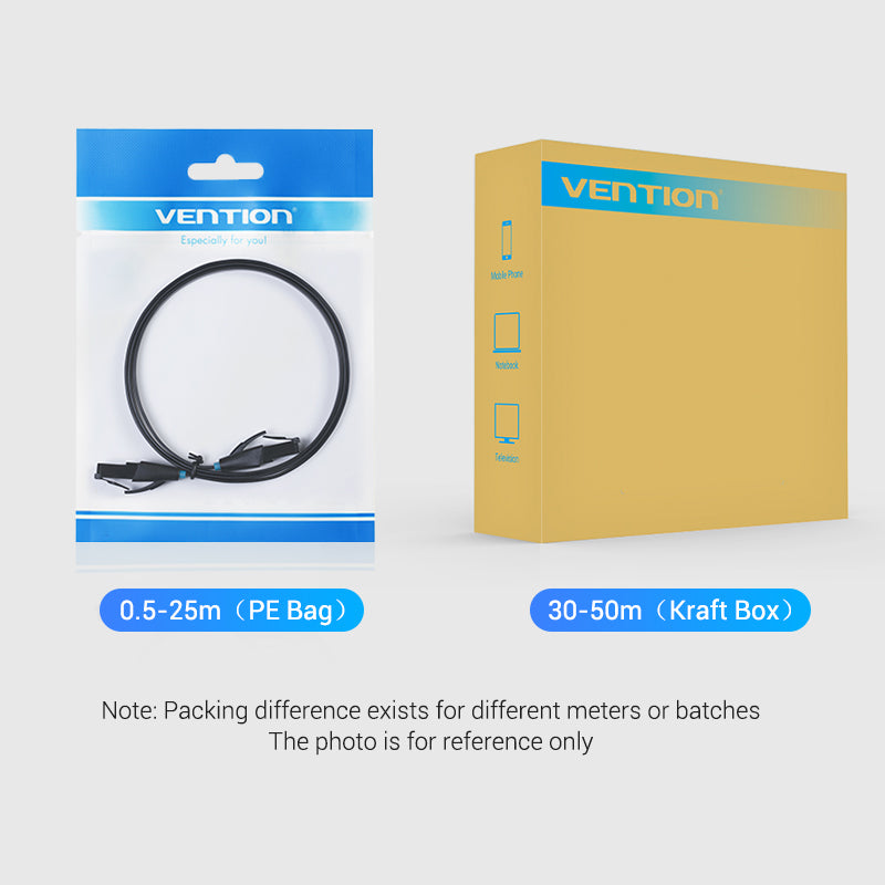 Vention Cable de red Cat.6 UTP Patch 10m Negro