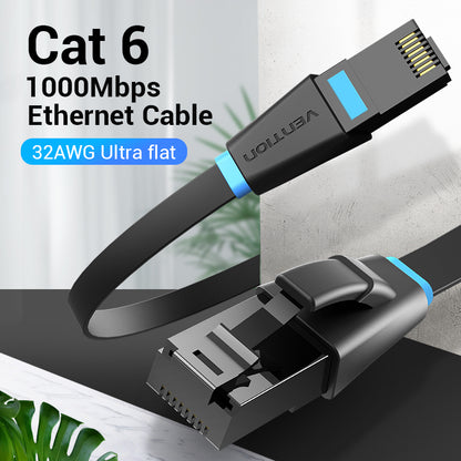 Vention Cable de red Cat.6 UTP Patch 10m Negro