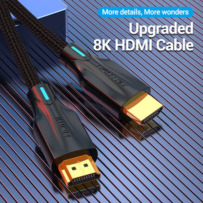 VENTION Cable HDMI 8K 60Hz 48Gbps HDMI 2.1 Cable (3 pies, PVC)