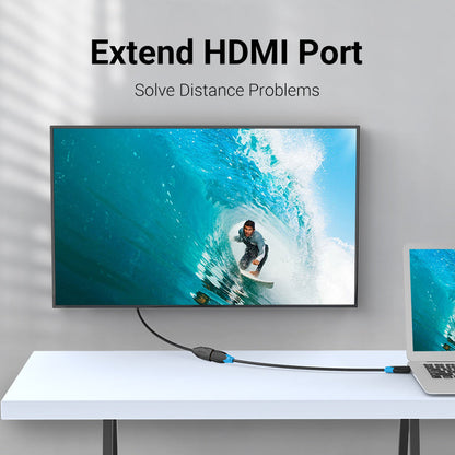 VENTION - Cable de extensión HDMI de alta velocidad 4K HDMI macho a hembra 4K a 30Hz retorno de audio compatible con Xbox One S 360, PS4, Apple TV, reproductor de Blu Ray, Wii U, etc. (10 pies)