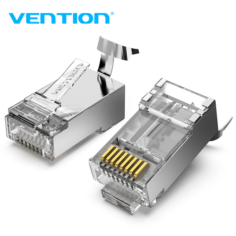 Vention Conectores RJ45 Cat.7 transparente - 10 unidades