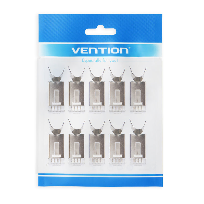 Vention Conectores RJ45 Cat.7 transparente - 10 unidades