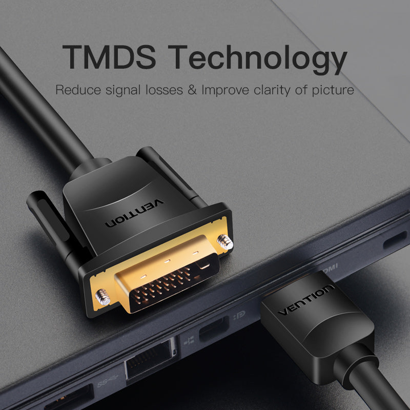 Vention Cable HDMI a DVI -D (24+1) Macho-Macho, 5m