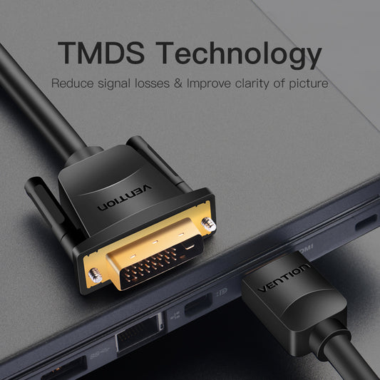 Vention Cable HDMI a DVI -D (24+1) Macho-Macho, 5m