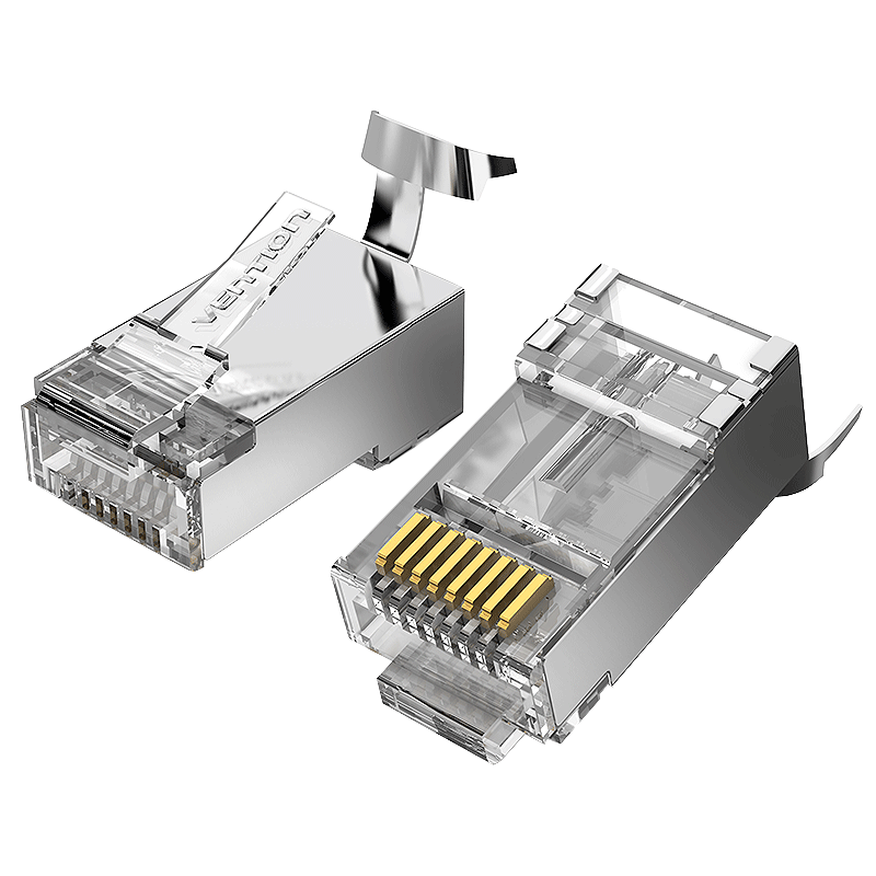 Vention Conectores RJ45 Cat.7 transparente - 10 unidades