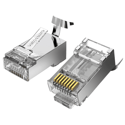 Vention Conectores RJ45 Cat.7 transparente - 10 unidades