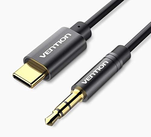 Vention Adaptador de Audio USB Tipo C a 3.5mm Macho-Macho 1m