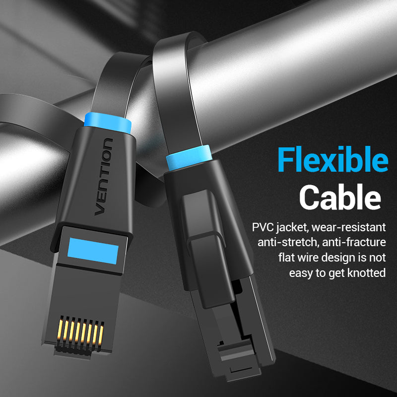 Vention Cable de red Cat.6 UTP Patch 10m Negro