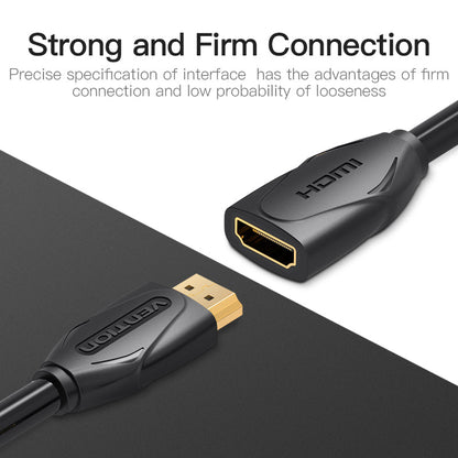 VENTION - Cable de extensión HDMI de alta velocidad 4K HDMI macho a hembra 4K a 30Hz retorno de audio compatible con Xbox One S 360, PS4, Apple TV, reproductor de Blu Ray, Wii U, etc. (10 pies)