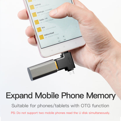 Vention Adaptador OTG, USB Tipo C y Micro USB a USB-A Hembra, 2 en 1