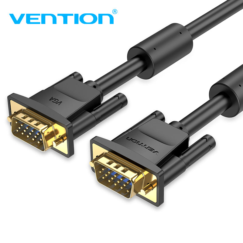 Vention Cable VGA(3+6) Macho-Macho con nucleo de ferrita 1m negro