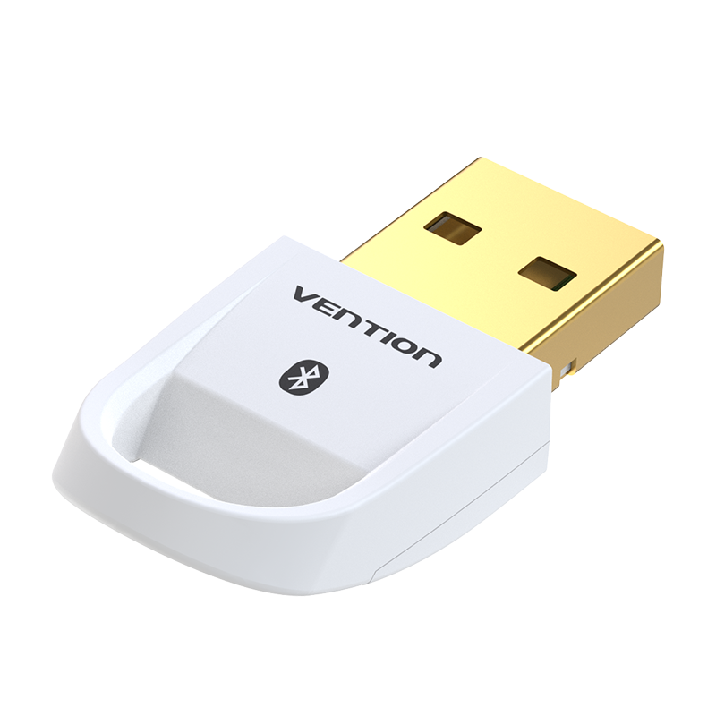 Adaptador Emisor Receptor Bluetooth 5.0 Usb  Dongle Vention - Blanco