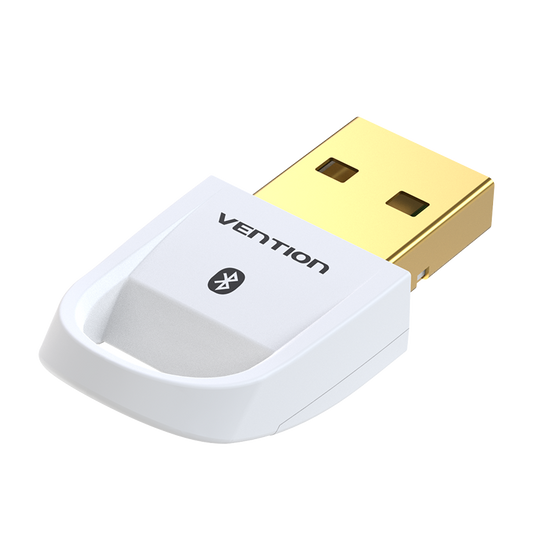 Adaptador Emisor Receptor Bluetooth 5.0 Usb  Dongle Vention - Blanco