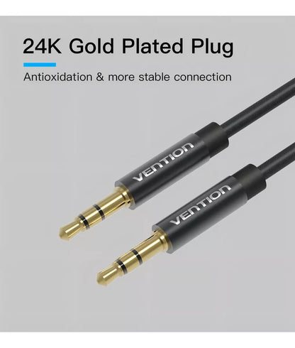 Vention Cable Audio Auxiliar 3.5mm a 3.5mm Macho-Macho, 2m