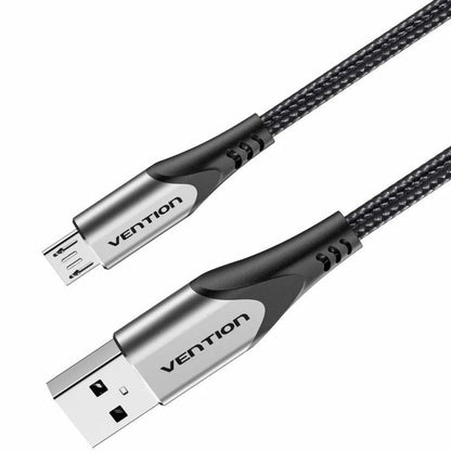 Vention Cable Micro USB Algodón Trenzado 2m