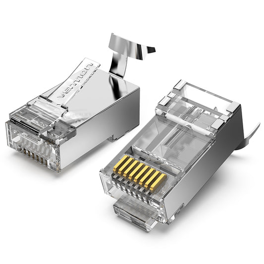 Vention Conectores RJ45 Cat.7 transparente - 10 unidades