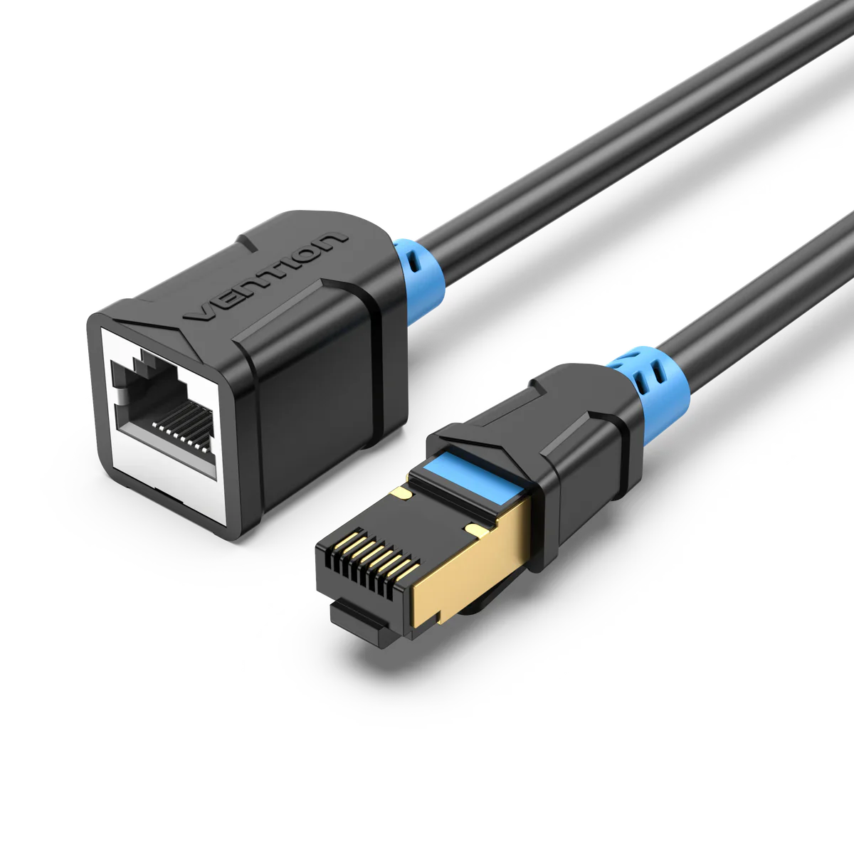 Vention Cable Extensor de Red Cat.6 , 0.5m Negro