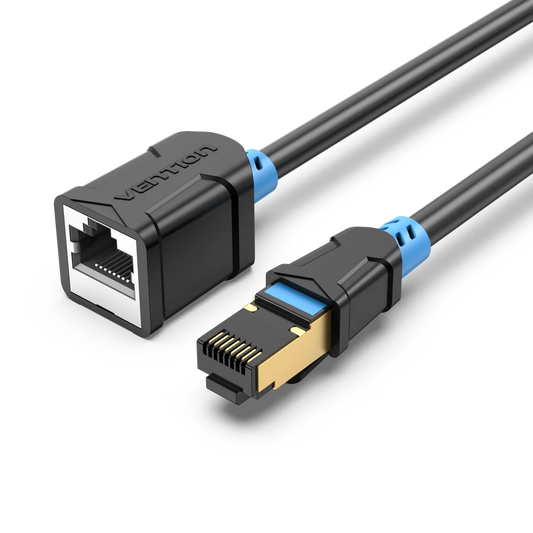 Vention Cable Extensor de Red Cat.6 , 0.5m Negro